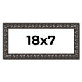 thumbnail image 1 of 18x7 Frame Black-Brown Medieval Solid Wood Picture Frame | 1.5 Inch Moulding Width | Gotham Beveled, 1 of 8