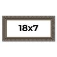 thumbnail image 1 of 18x7 Frame Black Feather Payton Ornate Solid Wood Picture Frame Width 1.75 Inches | Interior Depth, 1 of 8