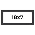 thumbnail image 1 of 18x7 Frame Black Real Wood Picture Frame Width 1.25 Inches | Interior Frame Depth 0.5 Inches |, 1 of 8