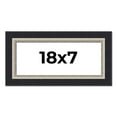 thumbnail image 1 of 18x7 Frame Black Real Wood Picture Frame Width 2.25 Inches | Interior Frame Depth 0.5 Inches |, 1 of 8
