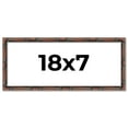 thumbnail image 1 of 18x7 Frame Brown Bamboo with Dark Coffee/Walnut Finish | Solid Wood Picture Frame Width 0.75 Inches, 1 of 8