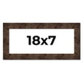 thumbnail image 1 of 18x7 Frame Brown Burl Real Wood Picture Frame Width 1.625 Inches | Interior Frame Depth 0.5 Inches, 1 of 8