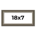 thumbnail image 1 of 18x7 Frame Brown Solid Wood Picture Frame | 1.75 Inch Moulding Width | Austin Frame Complete with, 1 of 8