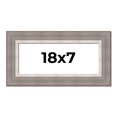 thumbnail image 1 of 18x7 Frame Grey Real Wood Picture Frame Width 2.75 Inches | Interior Frame Depth 0.5 Inches | Linus, 1 of 8