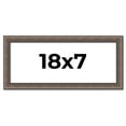 thumbnail image 1 of 18x7 Frame Silver Real Wood Picture Frame Width 1.25 Inches | Interior Frame Depth 0.5 Inches |, 1 of 8