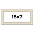 thumbnail image 1 of 18x7 Frame White Real Wood Picture Frame Width 1.75 inches | Interior Frame Depth 0.5 inches |, 1 of 8