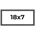 thumbnail image 1 of 18x7 Rustic Brown Real Wood Picture Frame Width 0.75 inches | Interior Frame Depth 0.5 inches |, 1 of 8