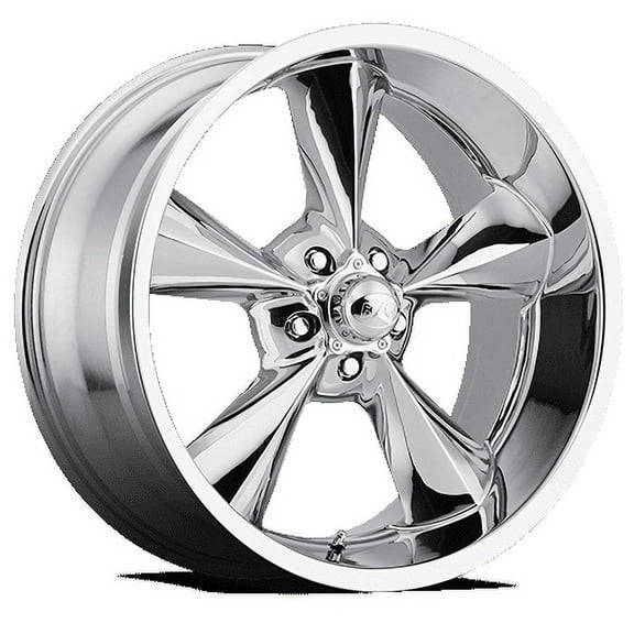 18x8 +0 BG Rod Works Old School Chrome Wheel Rim 5x127 (QTY 1) OS 880-5127-00 C