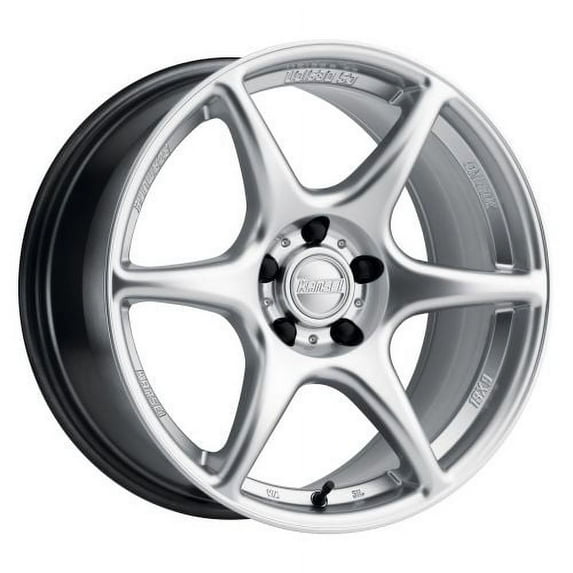 18x8.5 Kansei K11S Tandem Hyper Silver Wheel 5x100 (35mm)