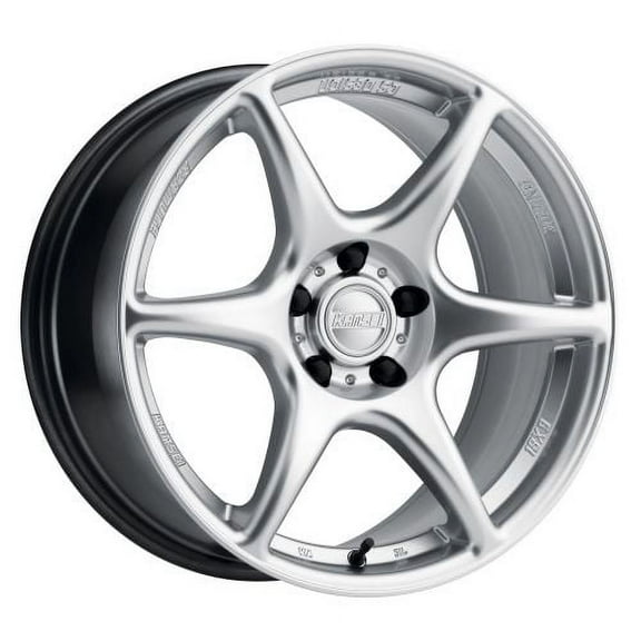 18x8.5 Kansei K11S Tandem Hyper Silver Wheel 5x4.25 (35mm)