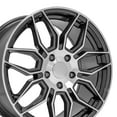 thumbnail image 1 of 20x9 Wheel Fits GM Trucks & SUVs - Chevy Tahoe Style Black Chrome Rim, Hollander 5652, 1 of 3