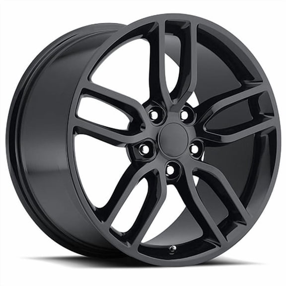 18x8.5" Size Fits FR 26 C7 Z51 for Corvette Gloss Black Wheel - 5x4.75" Bolt-Pattern - 56mm Offset - 70.3mm Hub-Size