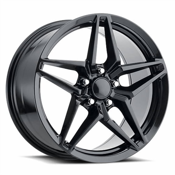 18x8.5" Size Fits FR 29 C7 ZR1 for Corvette Carbon Black Wheel - 5x4.75" Bolt-Pattern - 56mm Offset - 70.3" Hub-Size