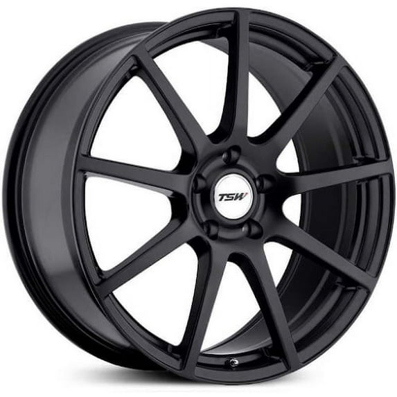 18x8.5 TSW INTERLAGOS MATTE BLACK Wheel 5x4.5 (45mm)