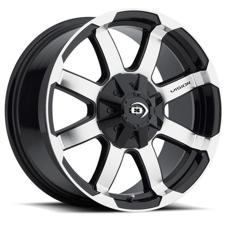 18x8.5 Vision Off-Road 413 Valor Black Machine Wheel 5x5.5/5x150 (18mm)