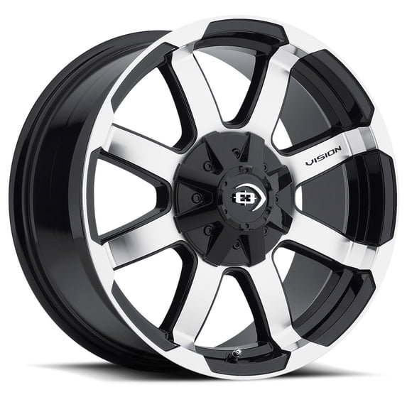 18x8.5 Vision Off-Road 413 Valor Black Machine Wheel 5x5.5/5x150 (18mm)