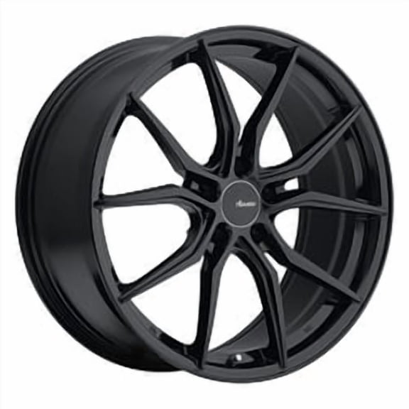 1 Advanti Racing 18x8 5X115 +35 80B Hybris Gloss Black Wheel Rim