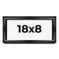 thumbnail image 1 of 18x8 Black Shadowbox Frame - Interior Size 18x8 by 1.5 Inches - Made to Display Items Up To 1.5 Inches Deep, 1 of 5
