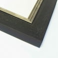 thumbnail image 1 of 18x8 Frame Black & Gold Solid Wood Picture Frame Width 1.75 Inches | Interior Frame Depth 0.5625, 1 of 6
