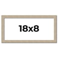 thumbnail image 1 of 18x8 Frame Grey Solid Wood Picture Frame Width 1 Inches | Interior Frame Depth 0.5 Inches |, 1 of 8