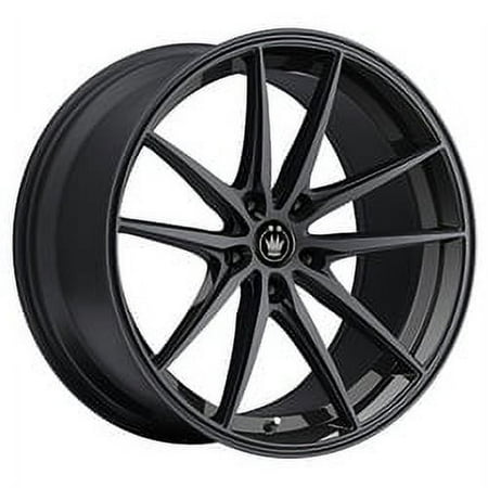 18x8 Konig 37B Oversteer Gloss Black Wheel 5x112 (45mm)