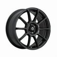 thumbnail image 1 of 1 X Konig 41B Runlite 18X8 5X4.50 73.00 Hub +35 Offset Black Wheel Rim, 1 of 3