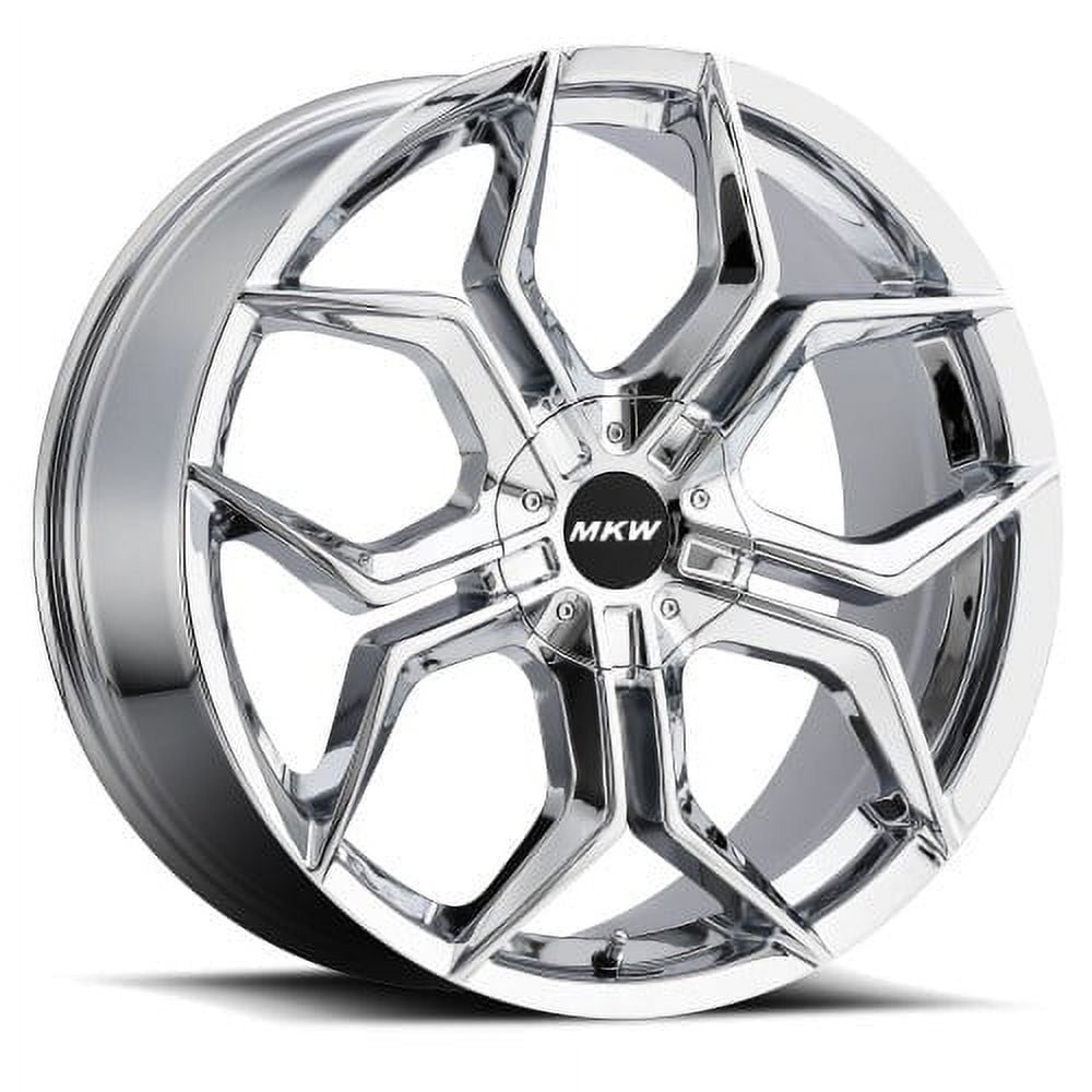 18x8 MKW M121 Chrome Wheel 5x4.5/5x120 (40mm)