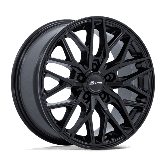 18x8 Petrol PE004 P3E Matte Black Wheel 5x110 (40mm)
