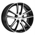thumbnail image 1 of 18x8 Platinum 436U Gemini Gloss Black Wheel 5x110 (35mm), 1 of 2
