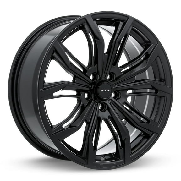 18x8 RTX Black Widow Satin Black Wheel 5x120 (35mm)