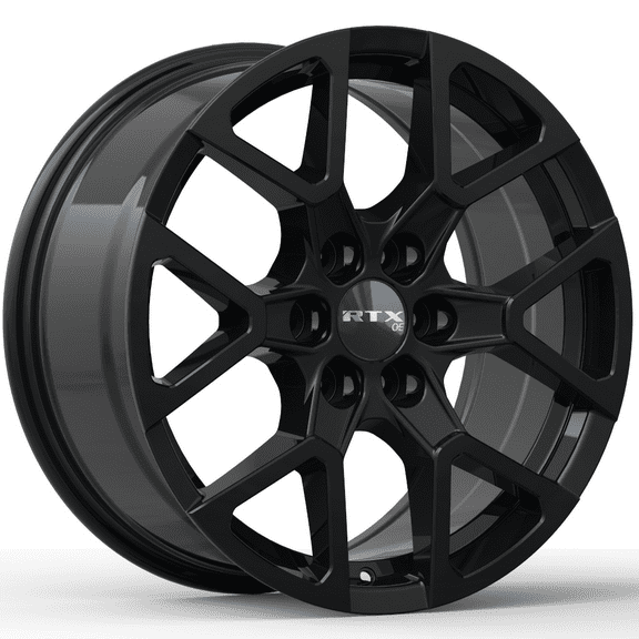 18x8 RTX GM-02 Gloss Black Wheel 6x120 (35mm)