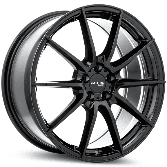 18x8 RTX RS03 Gloss Black Wheel 5x100 (40mm)