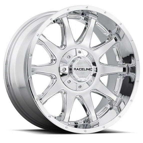 18x8 Raceline 930C Shift Chrome Wheel 5x4.5/5x5 (+35mm)