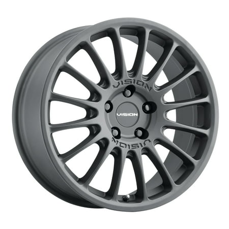 18x8 Vision 477 Monaco Satin Black Wheel 5x120 (38mm)