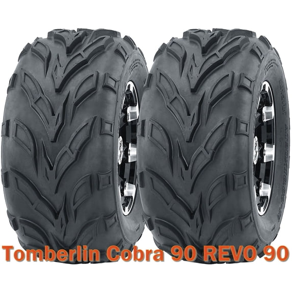 18x9.5-8 18x9.5x8 Rear Tires Set Fit for Tomberlin Cobra 90 REVO 90