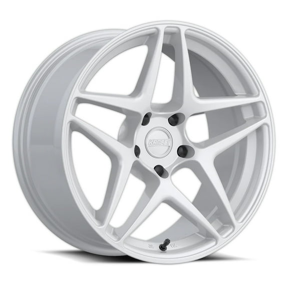 18x9.5 Kansei K15W Astro Gloss White Wheel 5x120 (35mm)