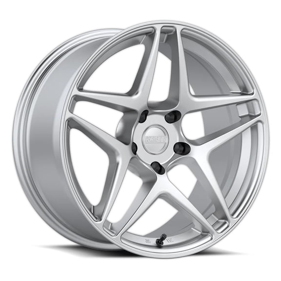 18x9.5 Kansei K15H Astro Hyper Silver Wheel 5x100 (22mm)
