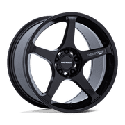 18x9.5 Motegi MR159 Battle V Blackbird Metallic Wheel 5x4.5 15mm