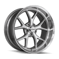 thumbnail image 1 of 18x9.5 Ridler 661 Gloss Grey With Diamond Cut Face and Lip Wheel 5x4.75 (0mm), 1 of 3