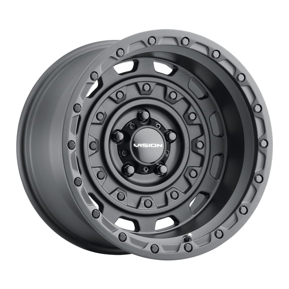 18x9.5 Vision 403 Tactical Satin Black Wheel 8x180 (-18mm)