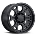 thumbnail image 1 of 18x9.5 Vision Off-Road 372 Raptor Matte Black Wheel 6x5.5 (-12mm), 1 of 2