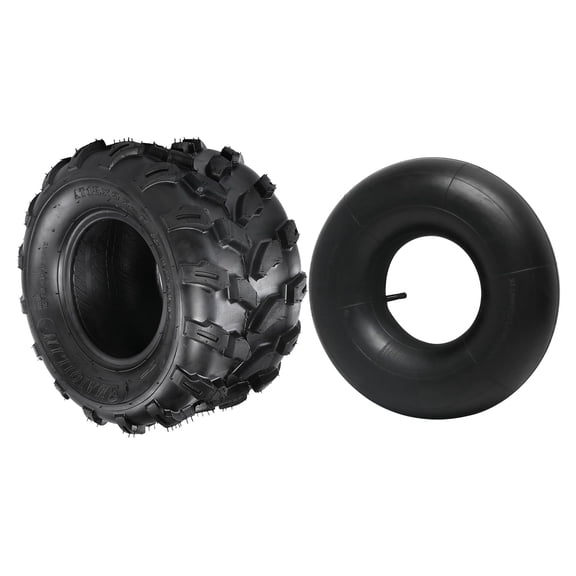 18x9.50-8 Lawn Mower Tire with 18x8.5-8 Tube, 4PR Turf Tire 18x9.5-8, Replacement Tractor Tire for Garden Tractor, Riding Lawn Mower, Golf Cart, Utility Cart, ATV, Go Kart, Quad, 4 Wheeler