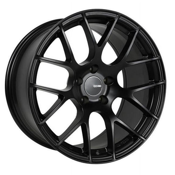 18x9.5x35 mm Raijin Offset 5x120 mm Bolt Pattern 72.6 Bore Diameter Wheel, Matte Black