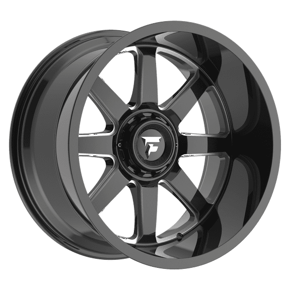 18x9 Fittipaldi Offroad FA16MB Black Wheel 8x6.5 (12mm)