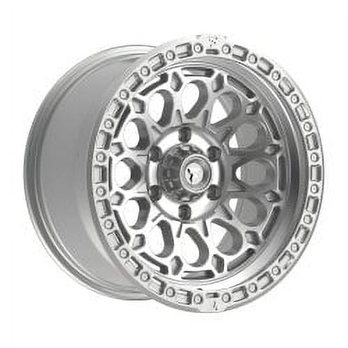18x9 Fittipaldi Offroad FT101MS Gloss Silver Machined Wheel 8x170 (18mm)