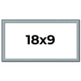 thumbnail image 1 of 18x9 Frame Rustic Sky Blue Solid Wood Picture Frame | 0.75 Inch Moulding Width |Includes UV Acrylic, 1 of 8