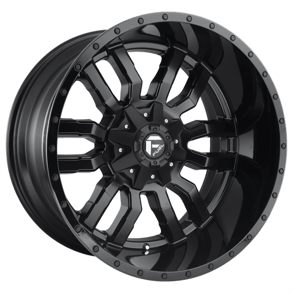 18x9 Fuel D596 Sledge Matte Black Wheel 5x5.5/5x150 (1mm)
