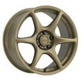 thumbnail image 1 of 18x9 Kansei K11B Tandem Textured Bronze Wheel 5x4.5 (35mm), 1 of 2