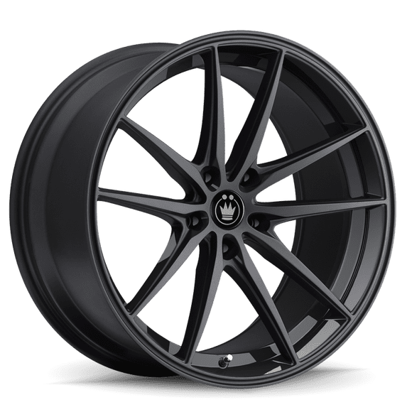 1 Konig 18x9 5X100 +42 37B Oversteer Gloss Black Wheel Rim