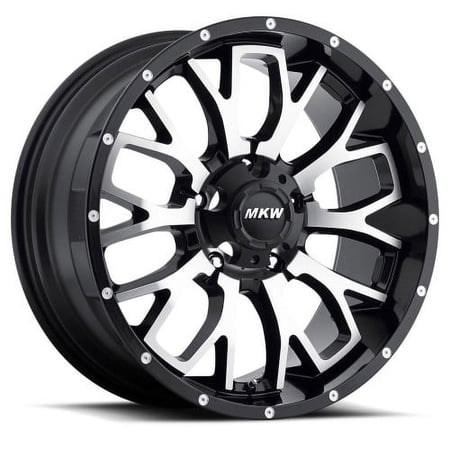 18x9 MKW Offroad M95 Satin Black Machined Wheel 5x5.5 (10mm)